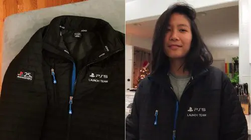 Sony presenteia funcionários com jaquetas personalizadas do PS5