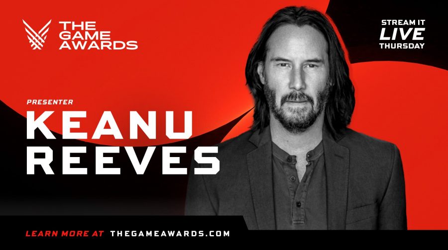 Keanu Reeves será um dos apresentadores do The Game Awards 2020
