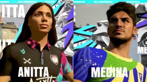 Anitta e Gabriel Medina chegam ao modo VOLTA de FIFA 21