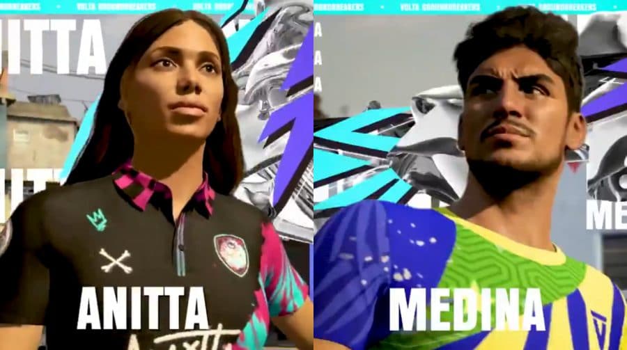 Anitta e Gabriel Medina chegam ao modo VOLTA de FIFA 21