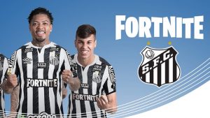 Fortnite será o patrocinador master do Santos na final da Libertadores