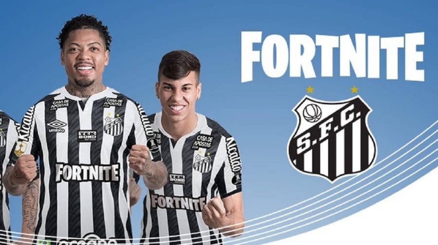 Fortnite será o patrocinador master do Santos na final da Libertadores