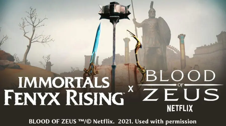 Immortals Fenyx Rising terá crossover com anime da Netflix