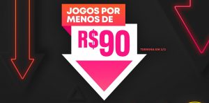 Sony lança Promoção “Jogos por menos de R$ 90” na PS Store