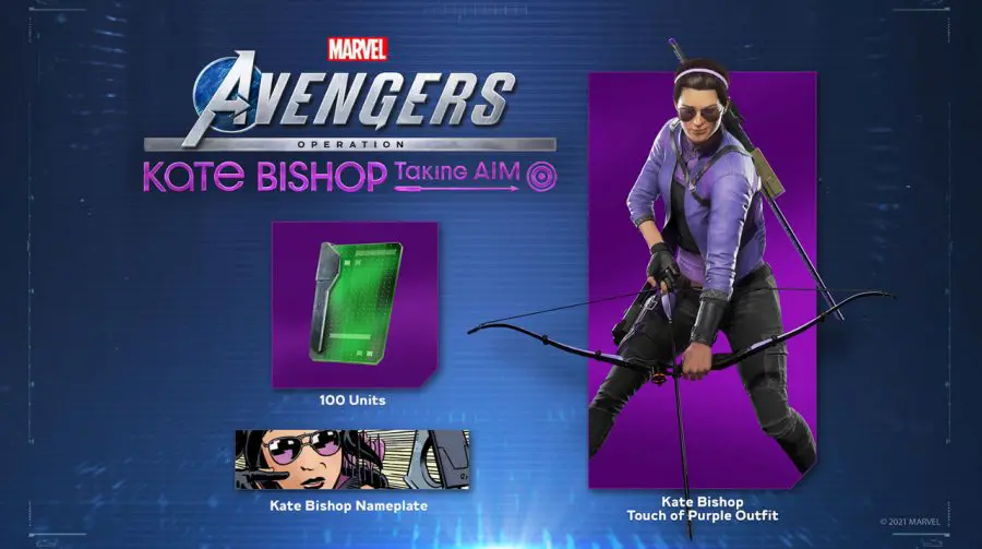 Marvel's Avengers: membros PS Plus podem resgatar traje para Gaviã Arqueira