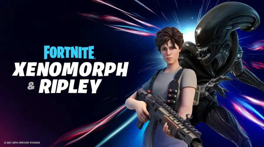 Epic Games revela skins de Ripley e Xenomorfo em Fortnite