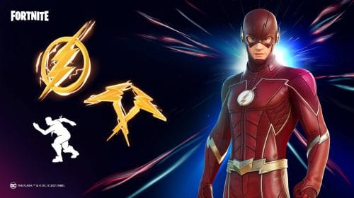 É oficial: skin do Flash chegará ao Fortnite no próximo sábado (13)