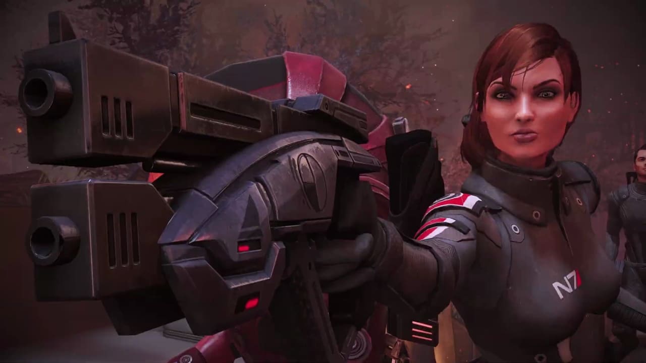Comandante Sheppard feminina de Mass Effect.