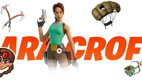 Lara Croft em Fortnite é realidade: skins estão no novo Passe de Batalha