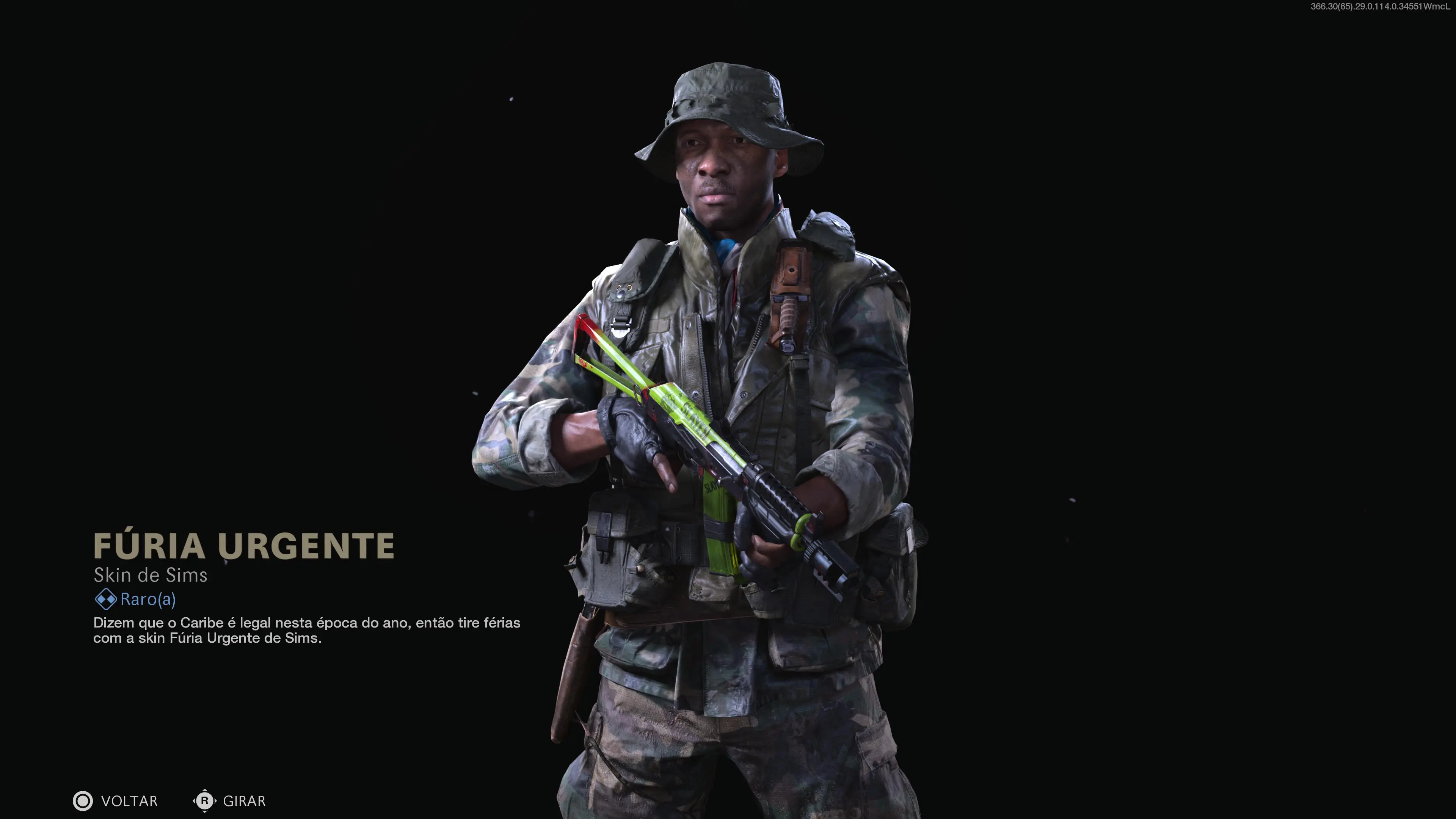 Operador Sims em destaque de nova skin do Passe de Batalha de Warzone