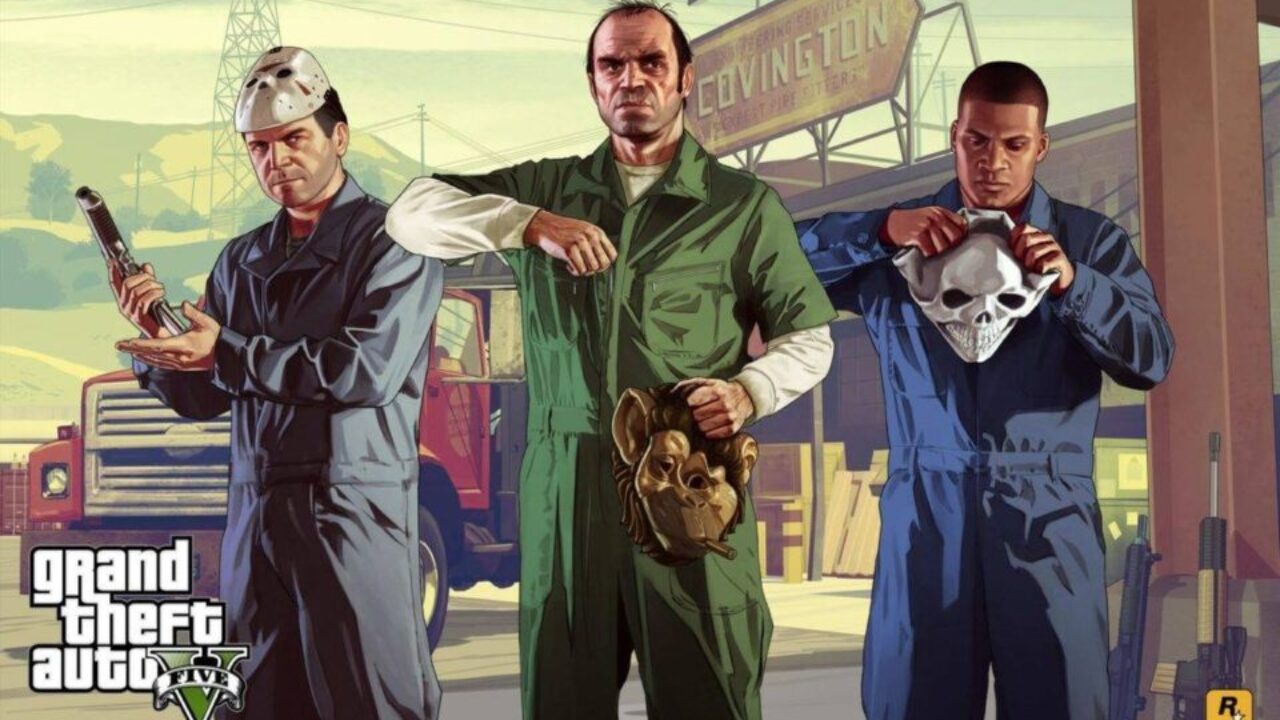Michael, Trevor e Franklin, os protagonistas de GTA V