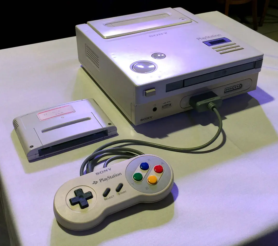 Protótipo do PlayStation em parceria entre Sony e Nintendo