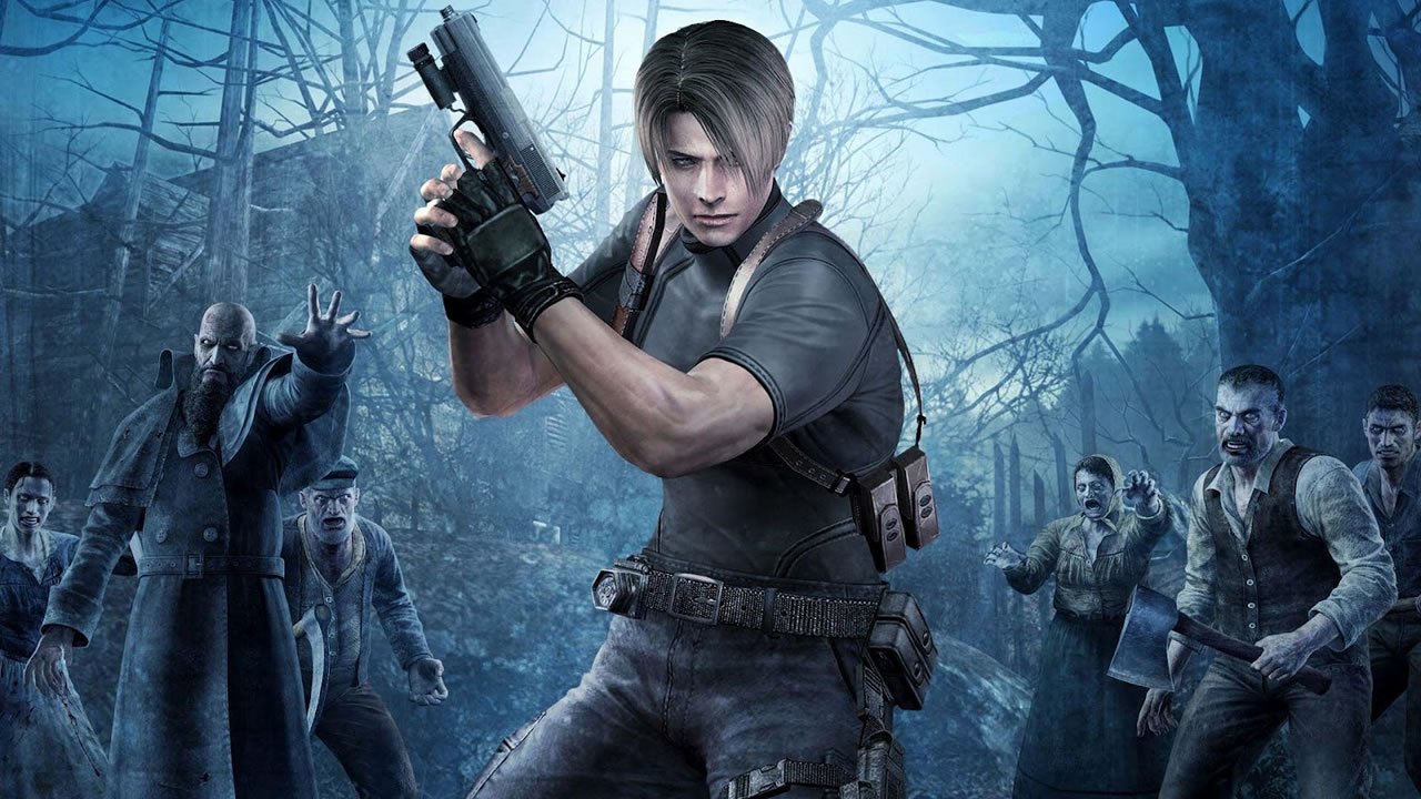 Leon de Resident Evil é perseguido pelos inimigos do quarto jogo