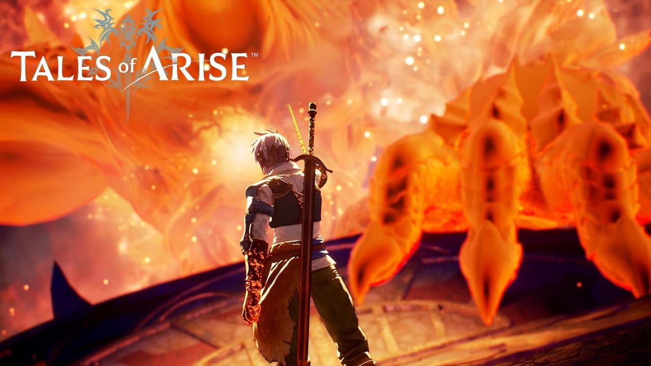 Imagem de capa com um personagem do jogo Tales of Arise