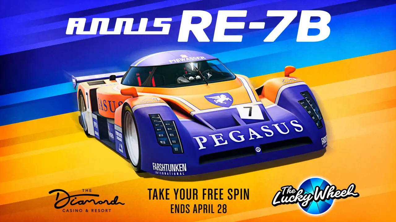 Imagem de capa do veículo Annis RE-7B, disponível na Roda da Fortuna de GTA Online