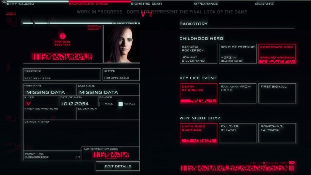 Cyberpunk 2077 - escolhas no lifepath e impacto na narrativa 