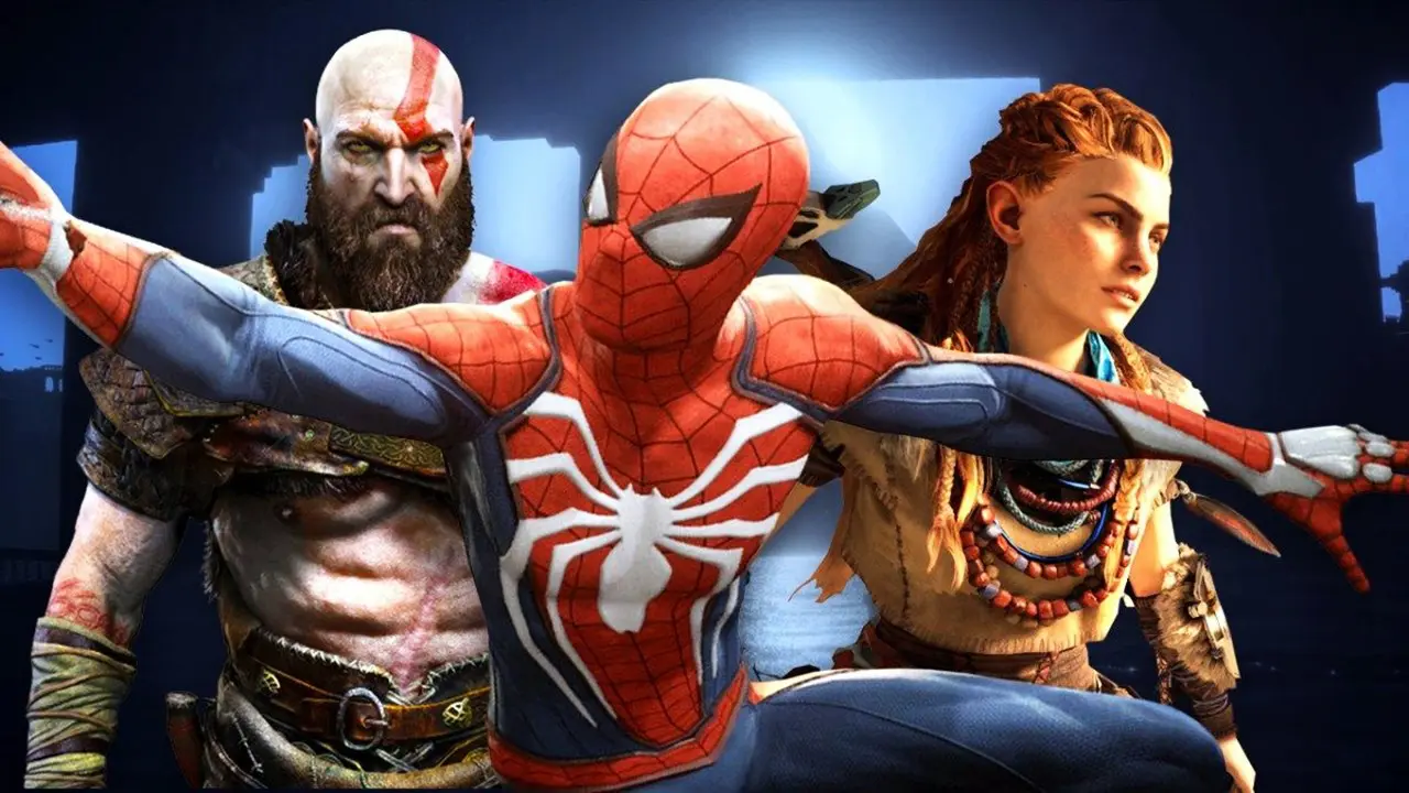 Kratos, Spider-Man e Aloy, protagonistas dos principais exclusivos de PlayStation