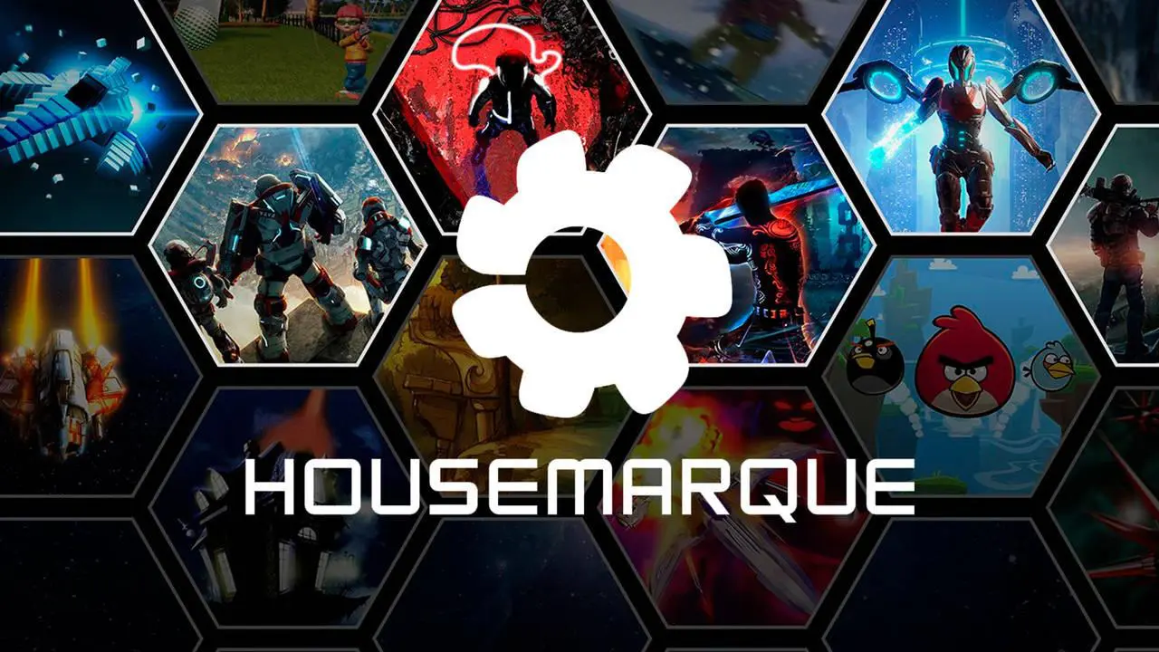Imagem com os jogos produzidos pelo estúdio Housemarque