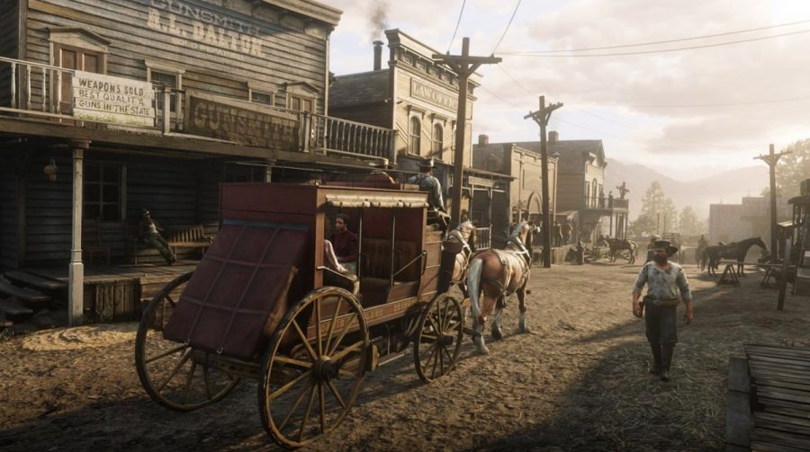 Bug em Red Dead Redemption 2 manda carruagem 