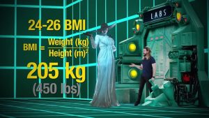 Resident Evil Village: segundo cálculo, Lady Dimitrescu pesa 205 kg
