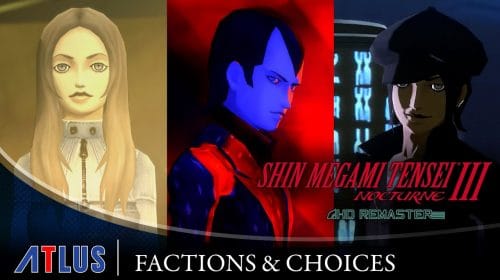 Trailer de Shin Megami Tensei III: Nocturne HD destaca as escolhas das facções