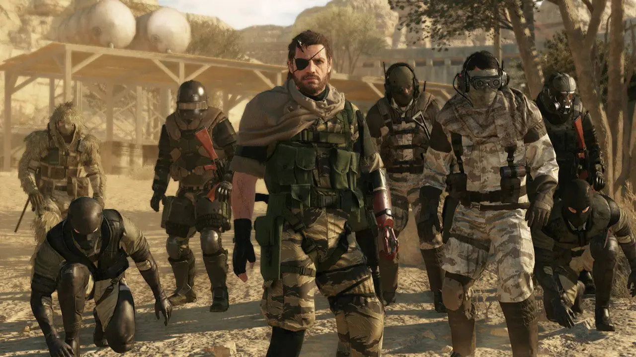 Metal Gear V - Snake e seus comandados - Top 10 jogos de mundo aberto do PlayStation