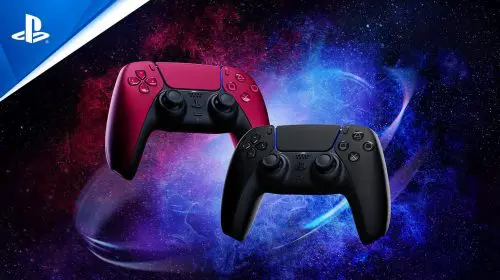 Sony apresenta duas novas cores do DualSense: Midnight Black e Cosmic Red