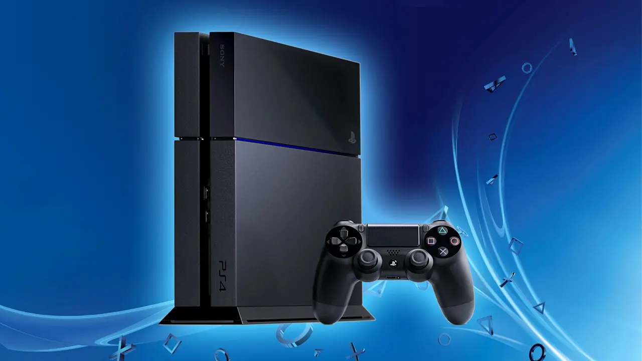 PlayStation mais vendidos - PS4 com fundo azul