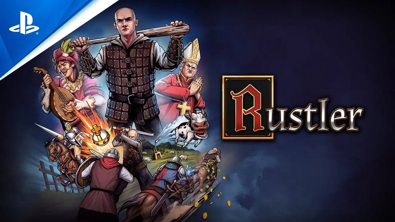 Imagem que mostra a logo do jogo Rustler utilizada para anunciar a data de lançamento de Rustler