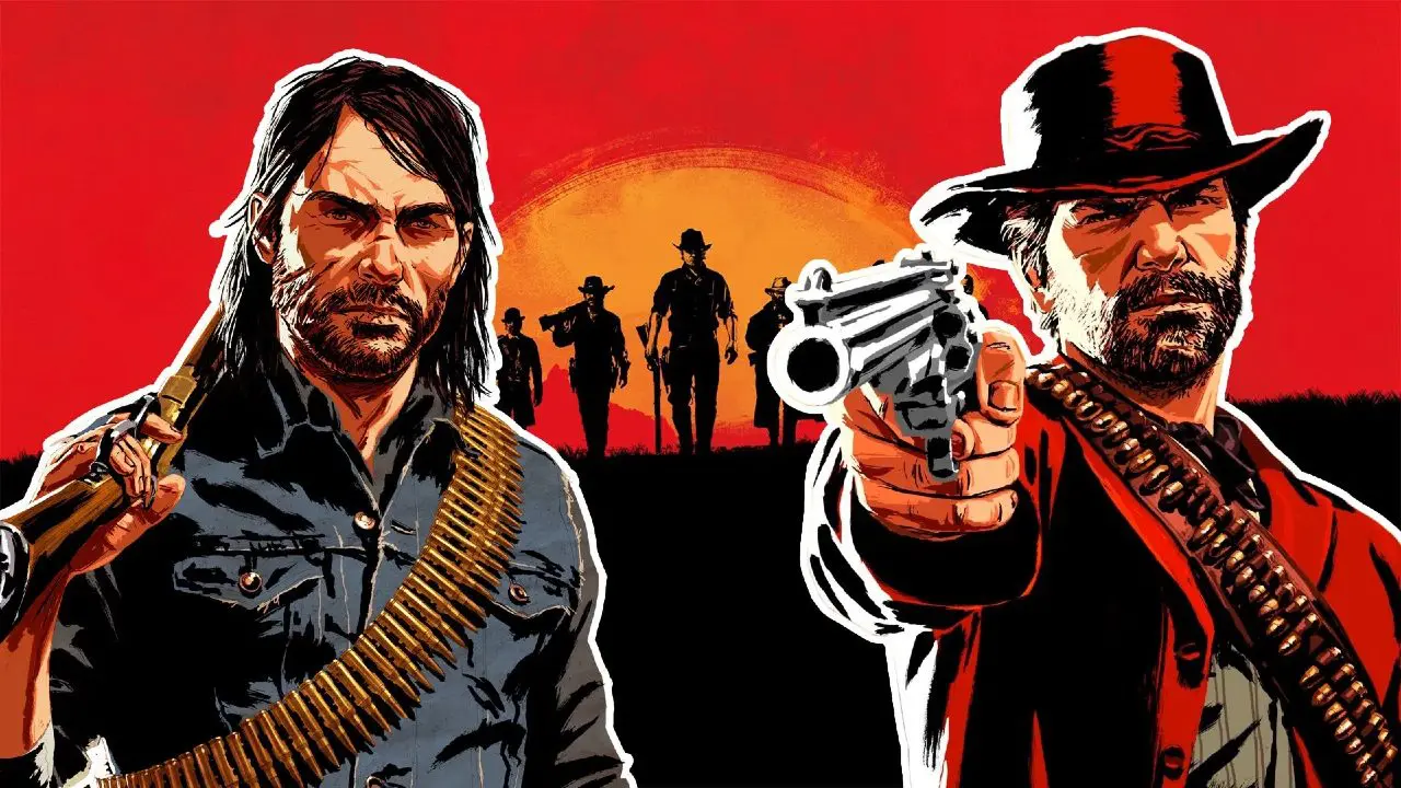 Red Dead Redemption e Red Dead Redemption 2 - Arthur e John - Top 10 jogos de mundo aberto do PlayStation