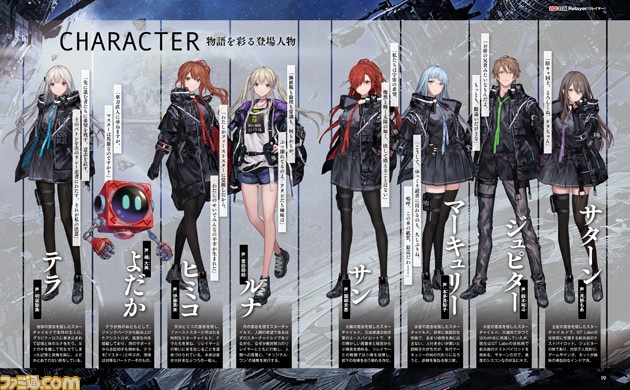 Imagem de capa diversos personagens de Relayer