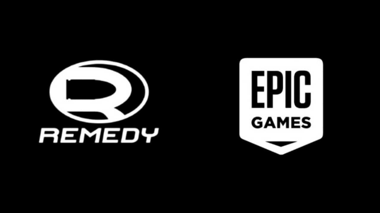 Vanguard Logo da Remedy e da Epic Games com o fundo preto