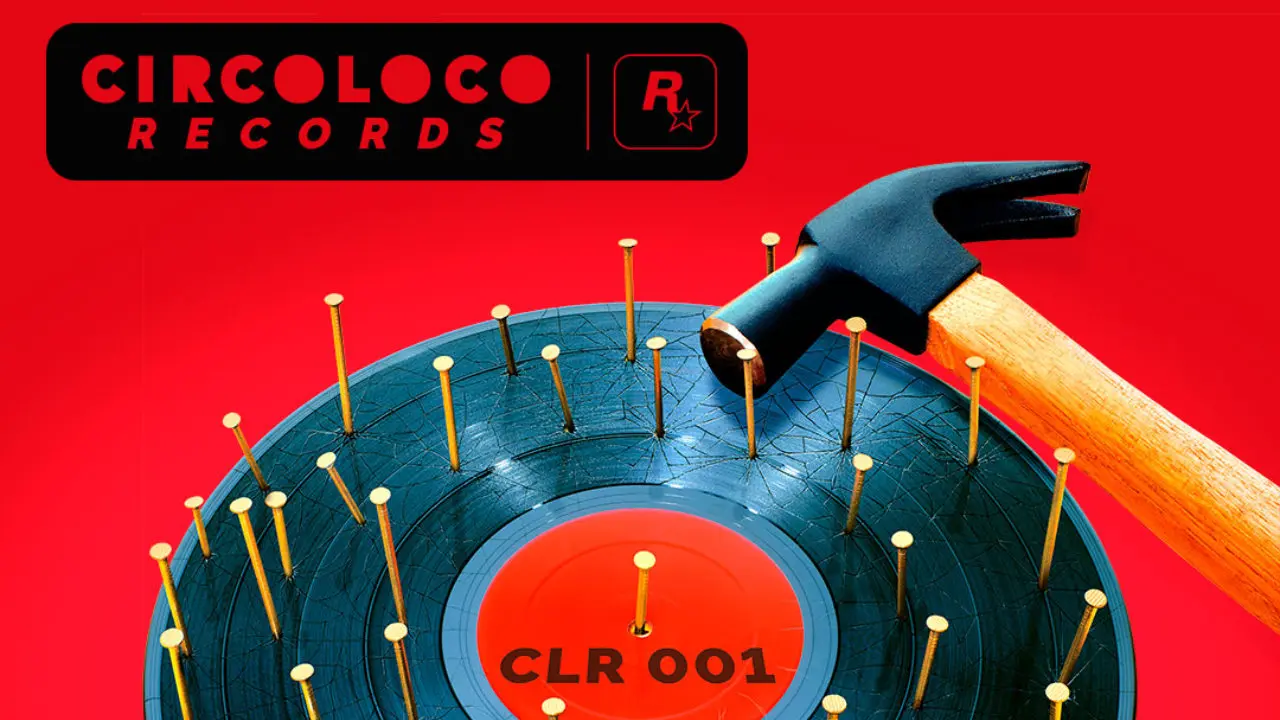Imagem da capa da nova gravadora de música da Rockstar, de GTA Online, CircoLoco Records
