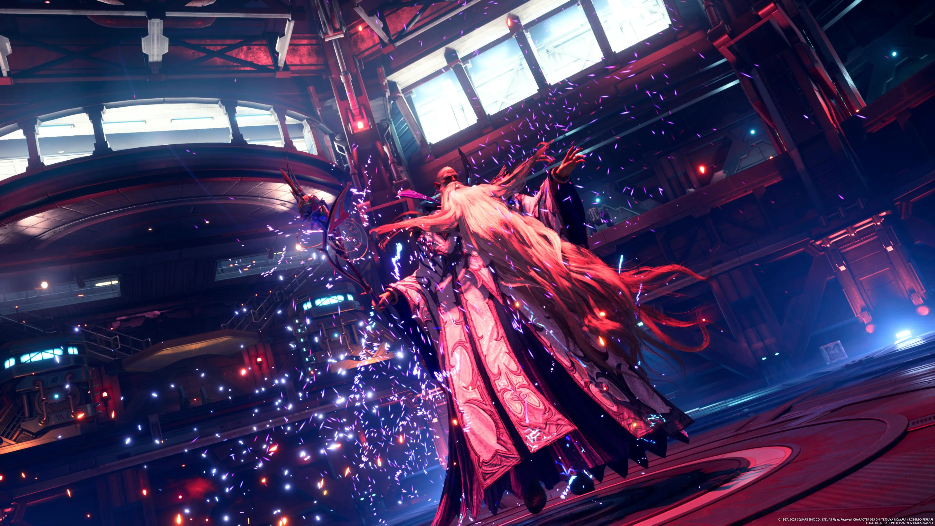 Imagem do jogo Final Fantasy VII Remake Intergrade com a nova invocação em destaque