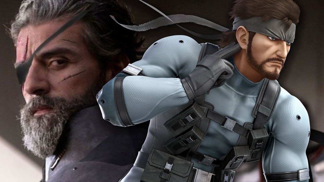 Filmes e séries de games - Ator Oscar Isacc e Snake Solid no filme de Metal Gear