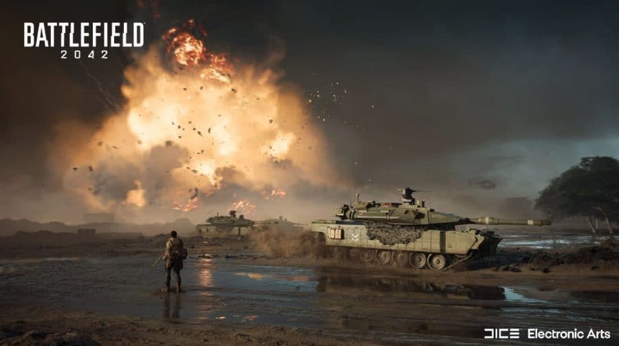 EA revela primeiro e intenso gameplay de Battlefield 2042