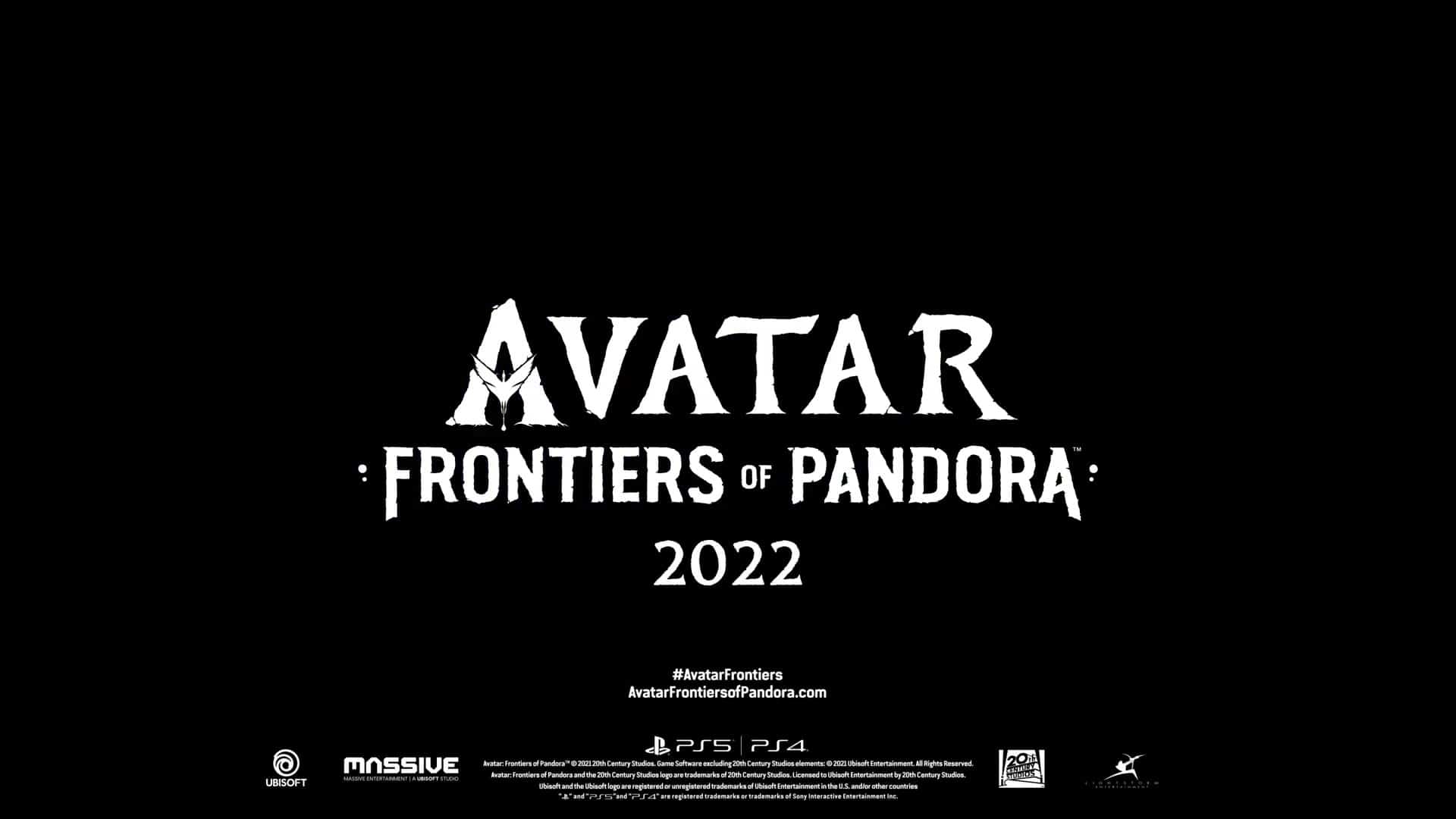 Imagem da logo do jogo do Avatar, Avatar: Frontiers of Pandora