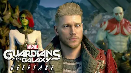 Deep Fake adiciona Chris Pratt como Star-Lord no jogo dos Guardiões da Galáxia