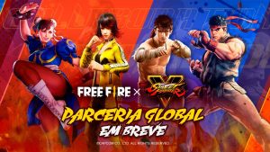 Street Fighter V terá conteúdo no Free Fire após parceria entre Garena e Capcom