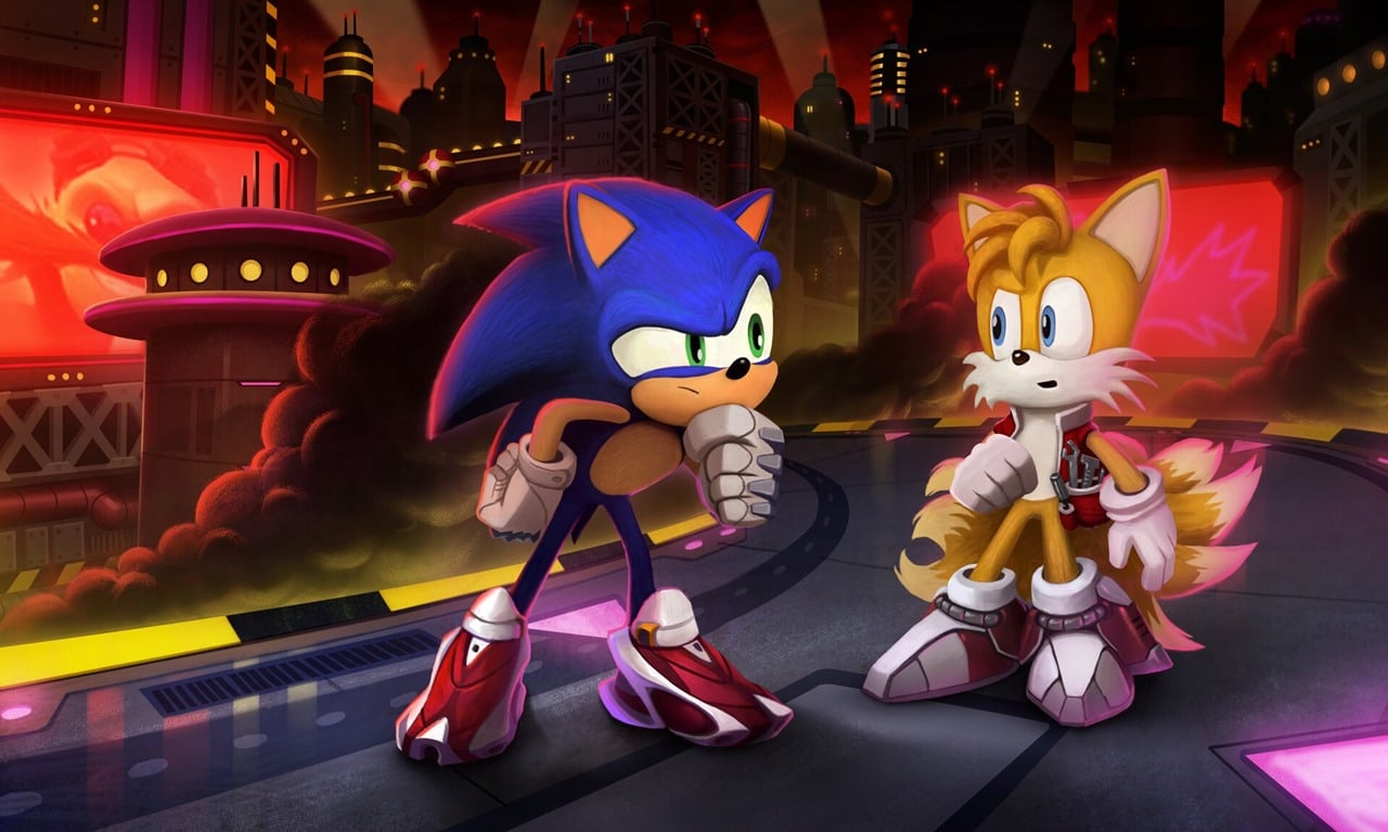 Arte conceitual da série Sonic prime