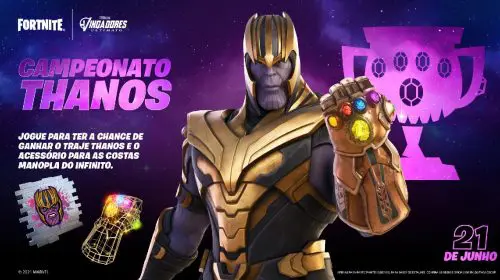 Ele é inevitável! Thanos estará de volta ao Fortnite no fim de junho