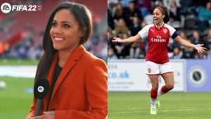 Alex Scott se torna primeira mulher comentarista de um jogo FIFA