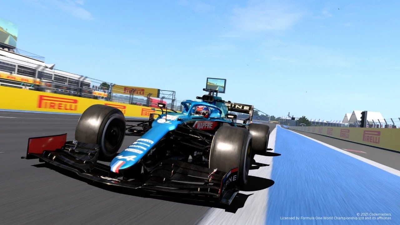 F1 2021 - carro com efeitos do ray tracing