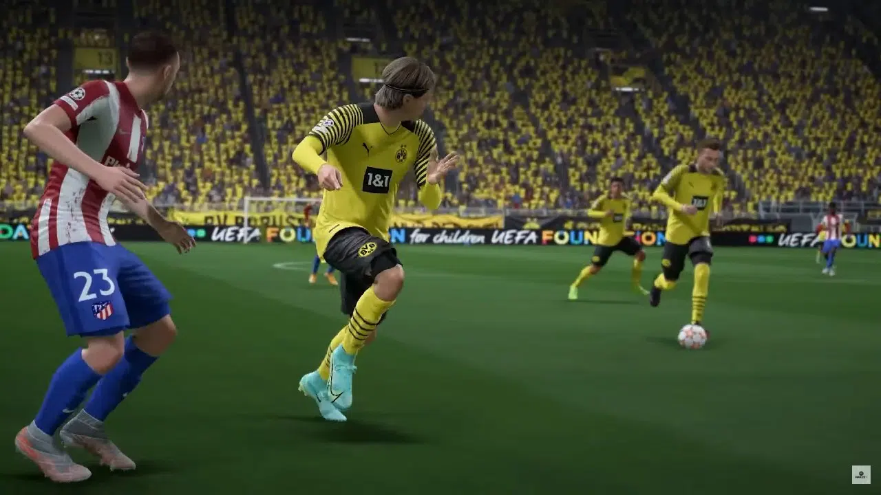 FIFA 22 - Haaland aponta onde quer o passe