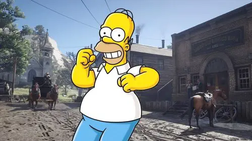 Jogador de Red Dead Online recria Homer Simpson no game