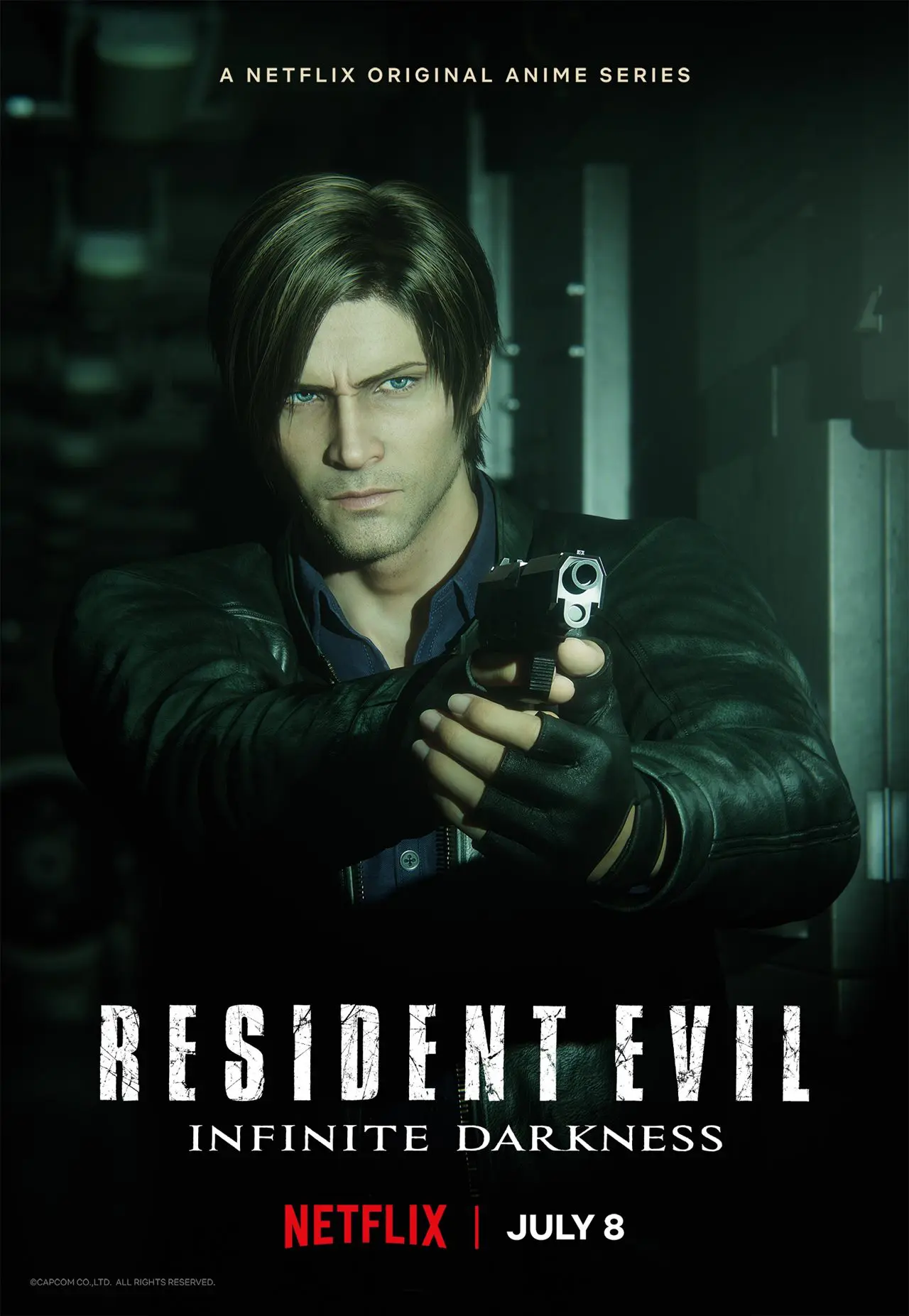 Pôster de Resident Evil: No Escuro Absoluto.