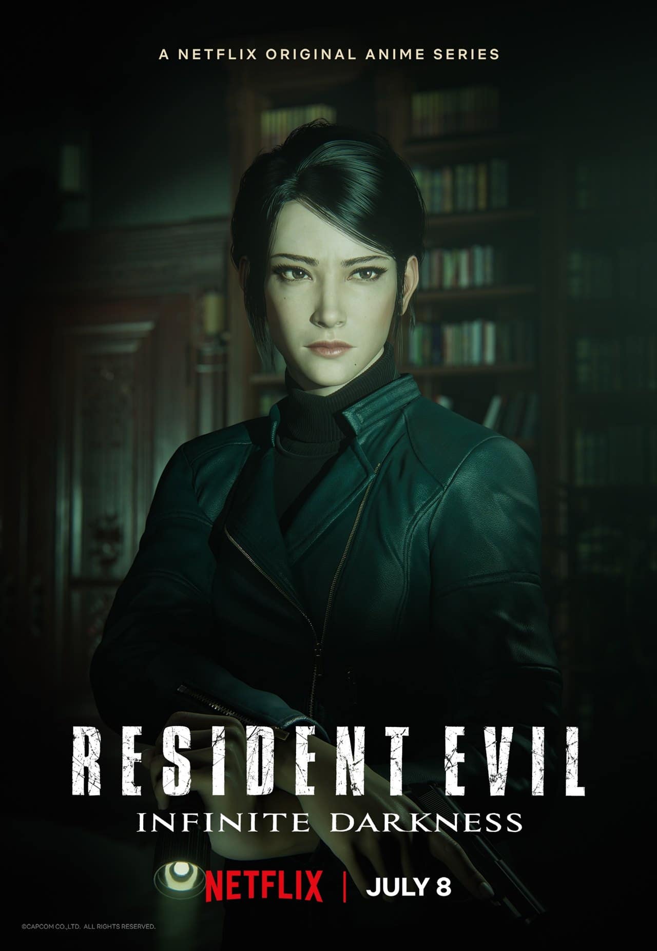 Pôster de Resident Evil: No Escuro Absoluto.