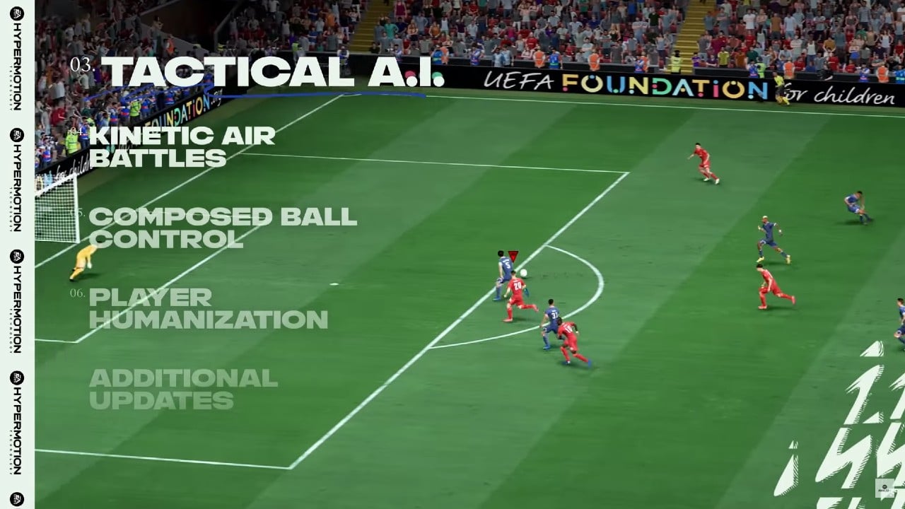 Tática da IA em FIFA 22