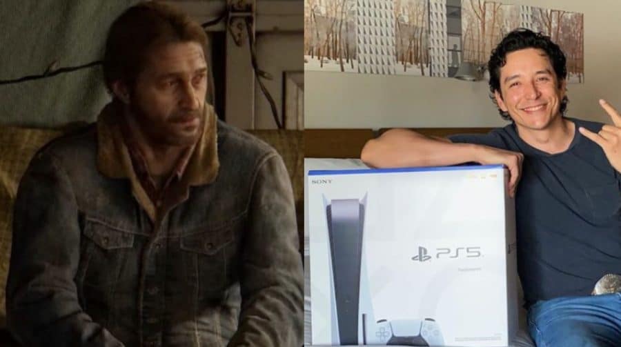 Ator de Tommy em The Last of Us da HBO ganha um PS5 e se 