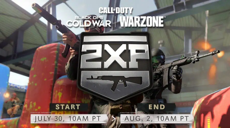 Warzone e Black Ops Cold War terão XP em dobro para armas neste fim de semana